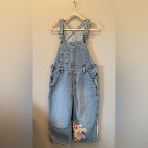 Vintage Gap Overalls with Patchwork